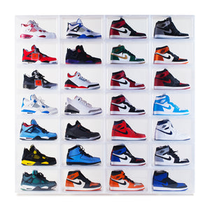 8 x BOGO Premium sneaker crates Clear or White - 4 Boxes